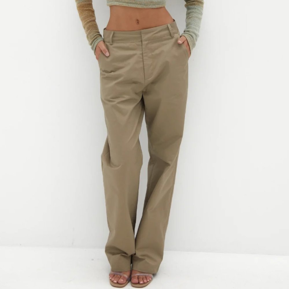 NWT Style Addict Cotton Anderson Pants - Sand